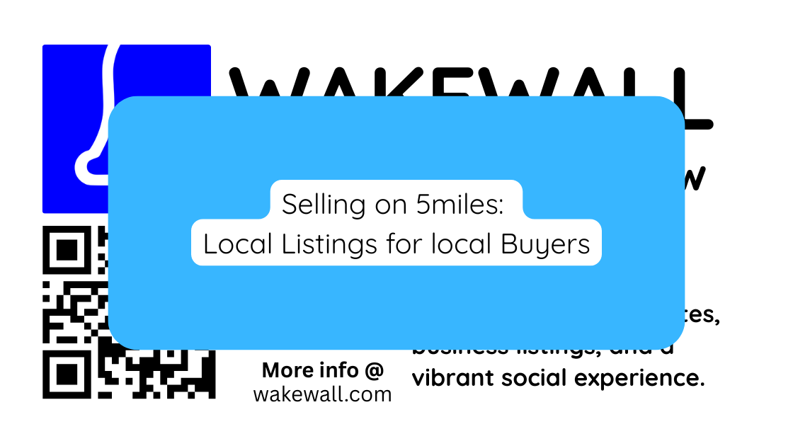 Selling on 5miles Local Listings for local Buyers