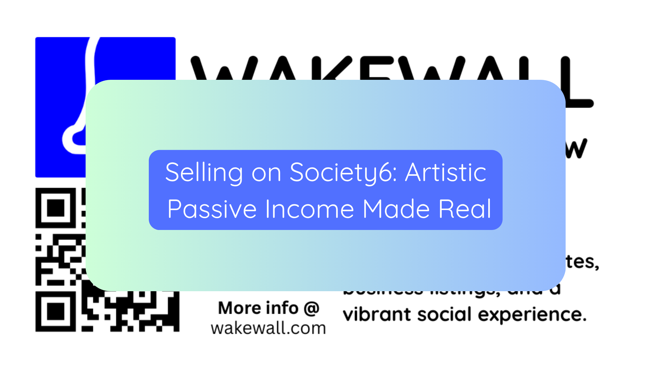 Selling on Society6 Artistic Passive Income Made Real