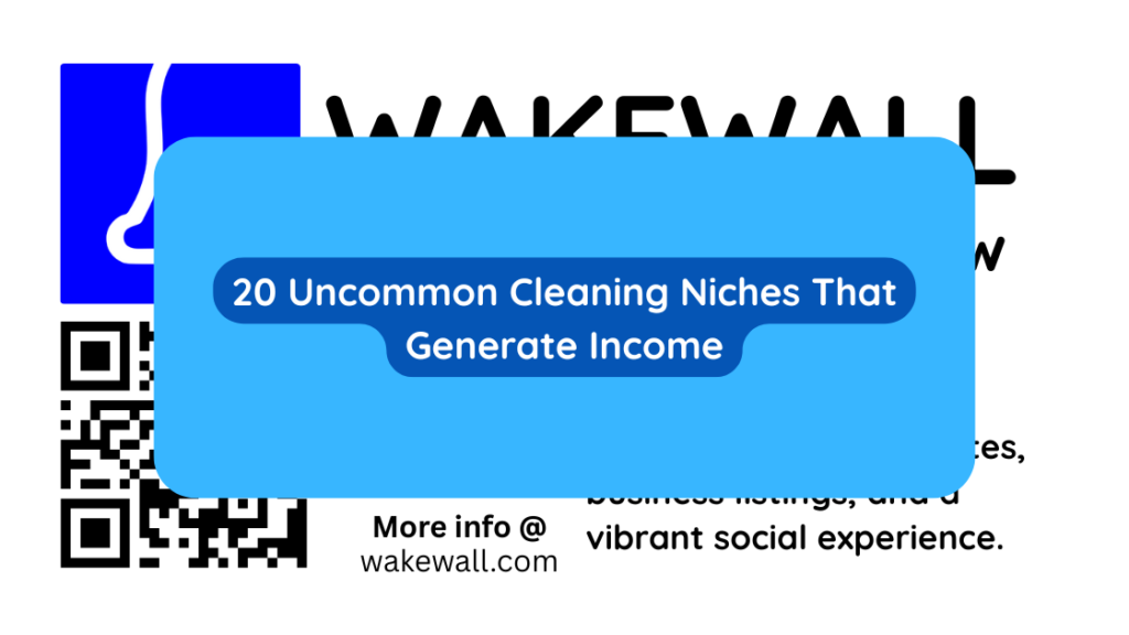 20 Uncommon Cleaning Niches That Generate Income