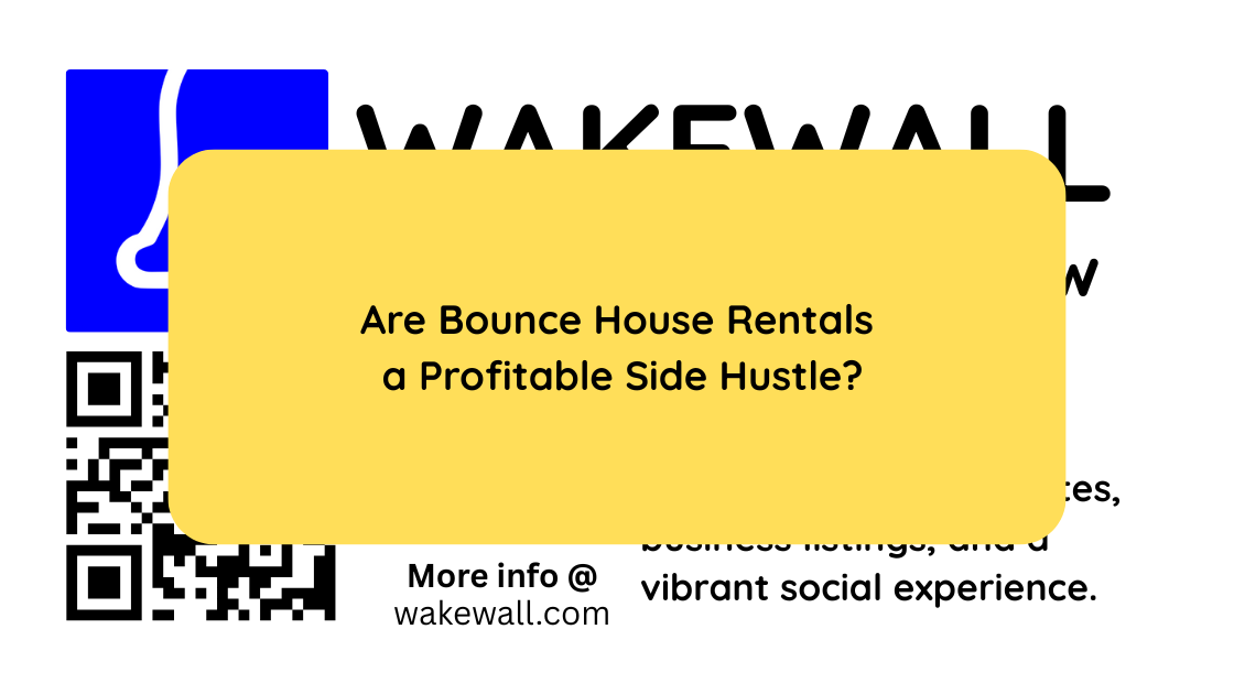 Are Bounce House Rentals a Profitable Side Hustle
