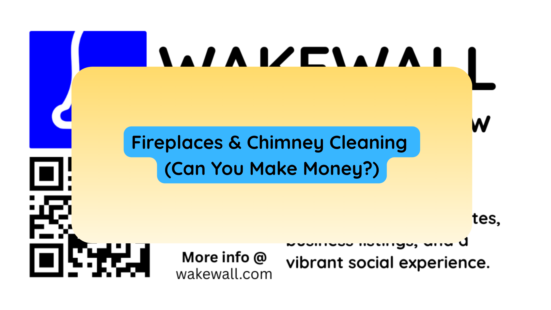 Fireplaces & Chimney Cleaning (Can You Make Money)