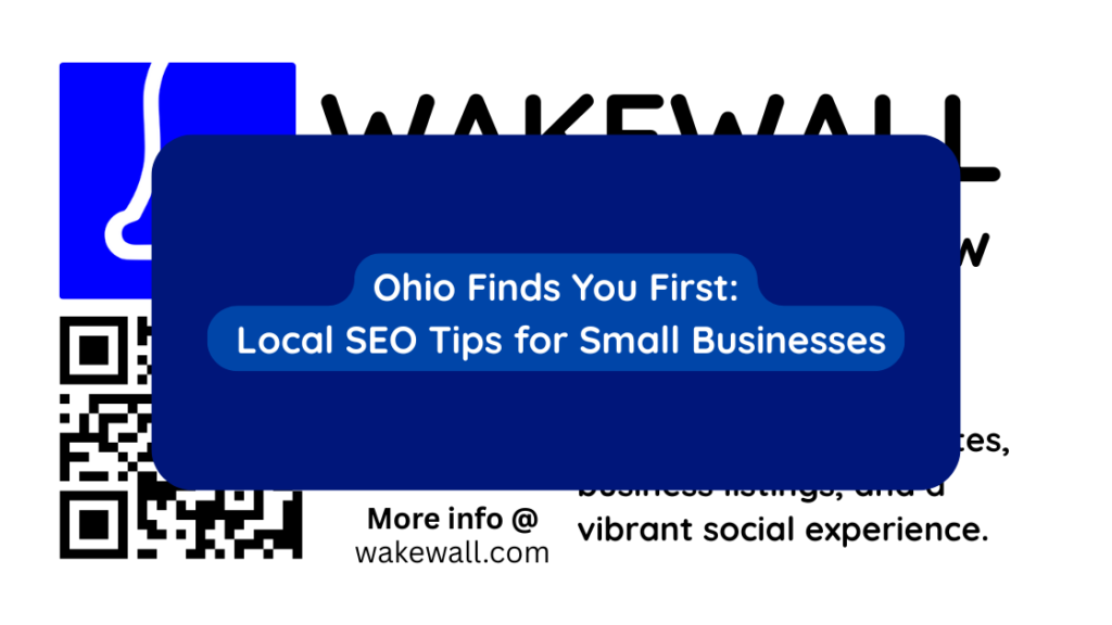 Ohio Finds You First Local SEO Tips for Small Businesses