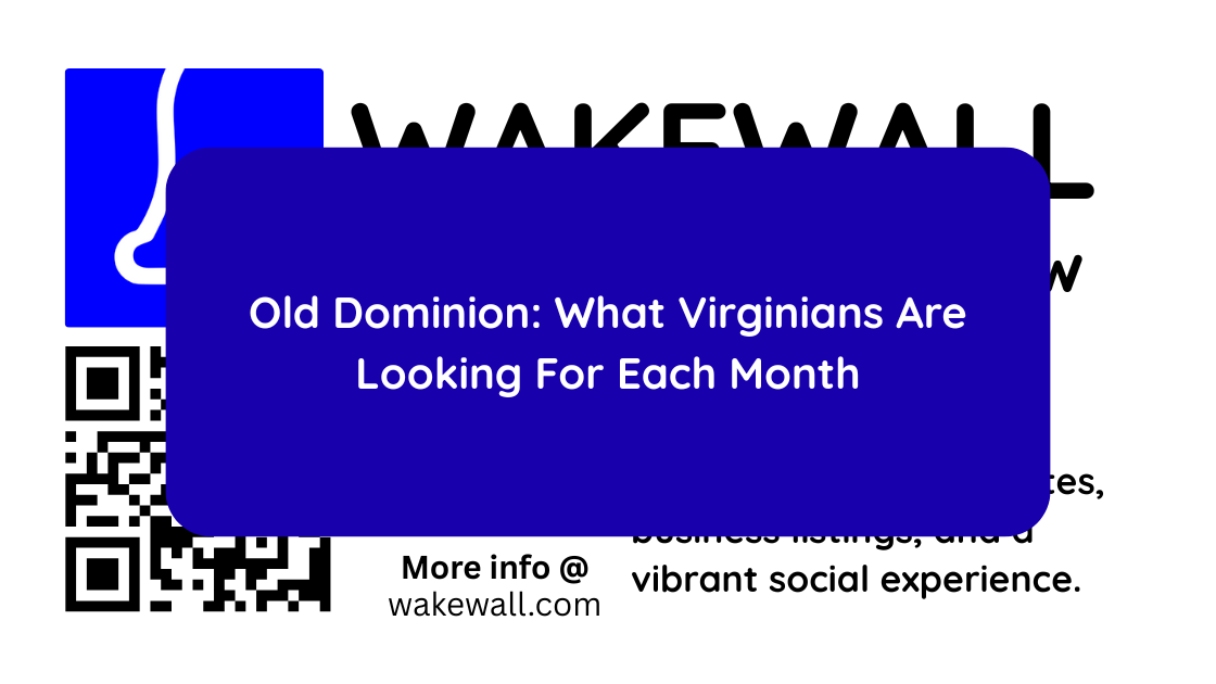 Old Dominion What Virginians Are Looking For Each Month