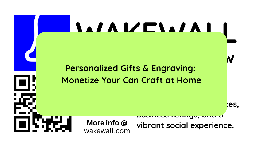 Personalized Gifts & Engraving Monetize Your Can Craft at Home