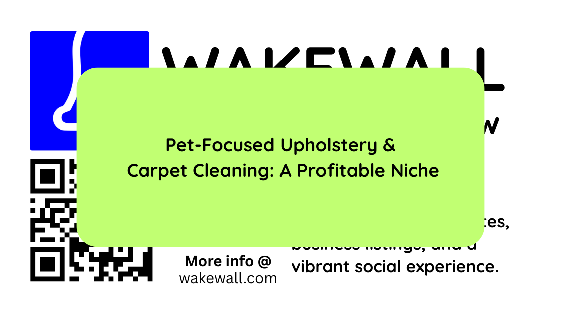 Pet-Focused Upholstery & Carpet Cleaning A Profitable Niche