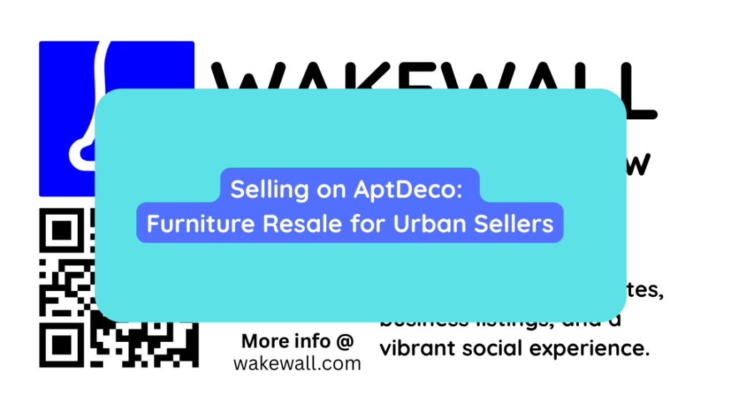 Selling on AptDeco Furniture Resale for Urban Sellers