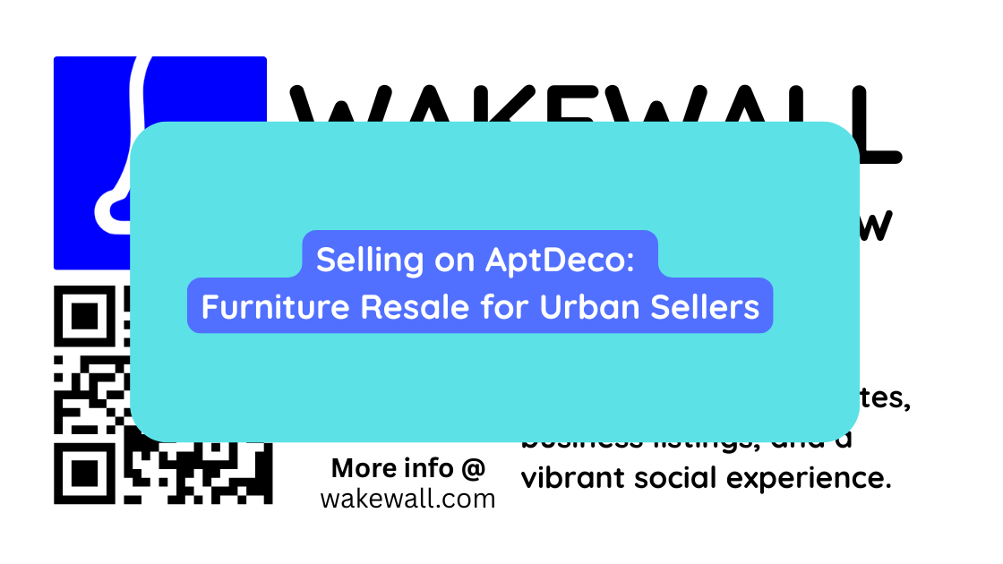Selling on AptDeco Furniture Resale for Urban Sellers