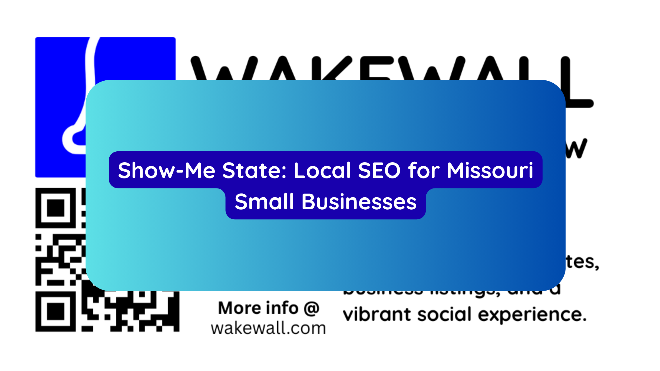 Show-Me State Local SEO for Missouri Small Businesses