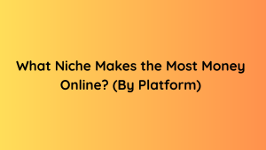 What Niche Makes the Most Money Online (By Platform)