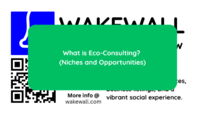 What is Eco-Consulting (Niches and Opportunities)