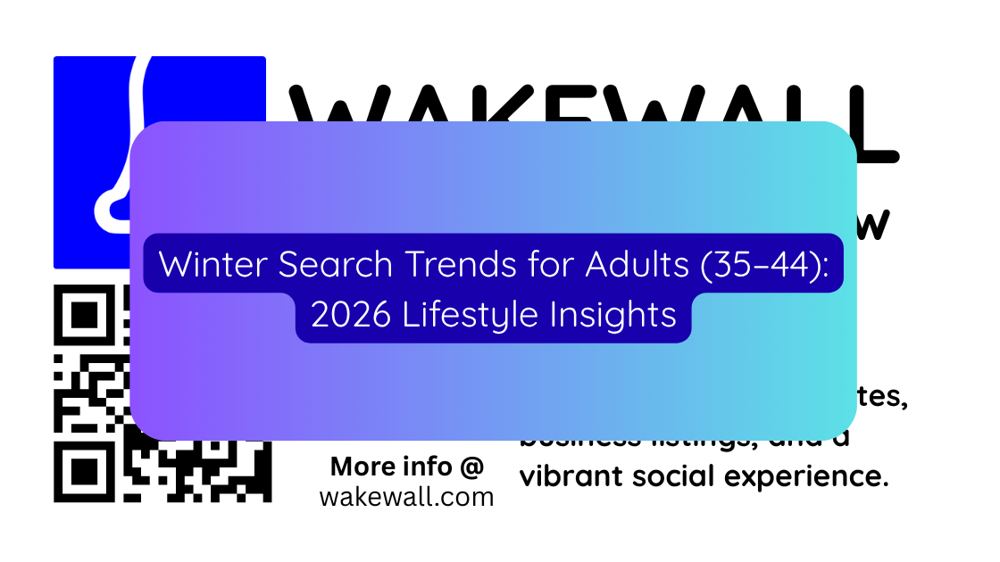 Winter Search Trends for Adults (35–44) 2025 Lifestyle Insights