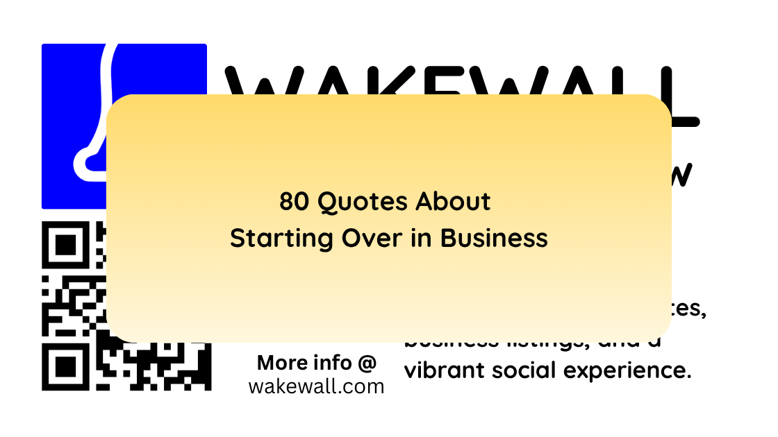 80 Quotes About Starting Over in Business