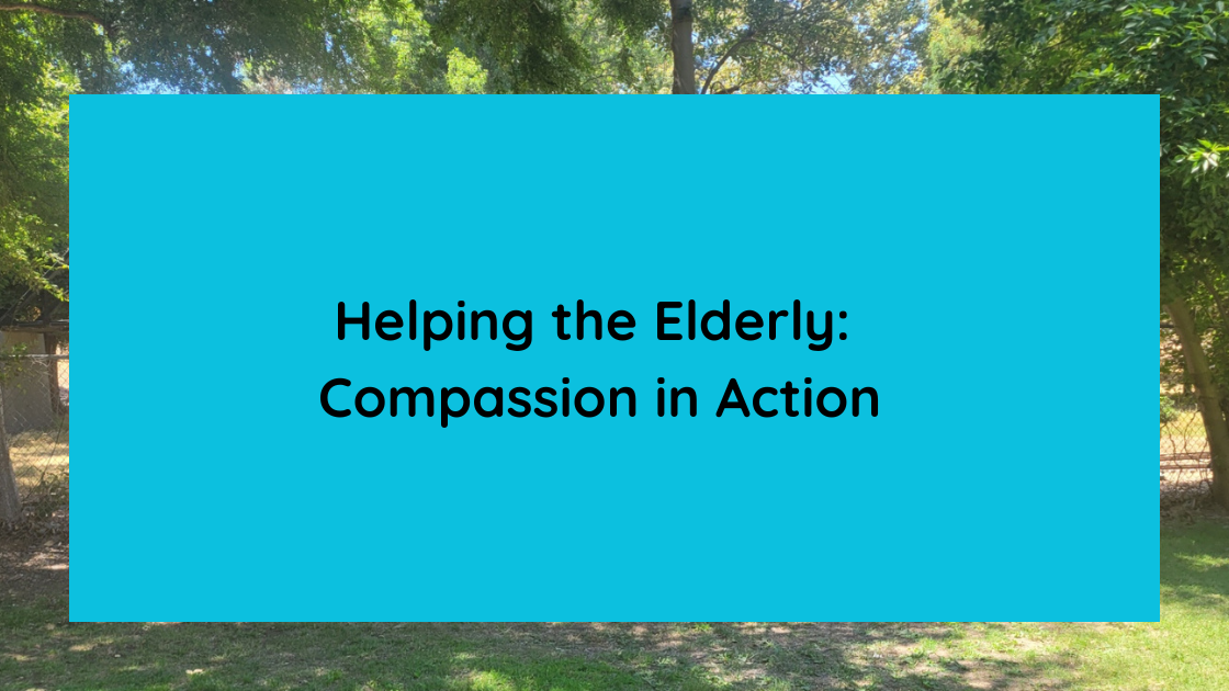 Helping the Elderly Compassion in Action