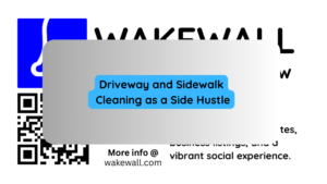 Driveway and Sidewalk Cleaning as a Side Hustle