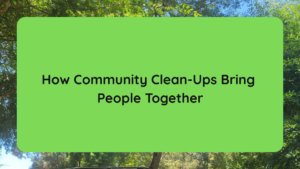 How Community Clean-Ups Bring People Together