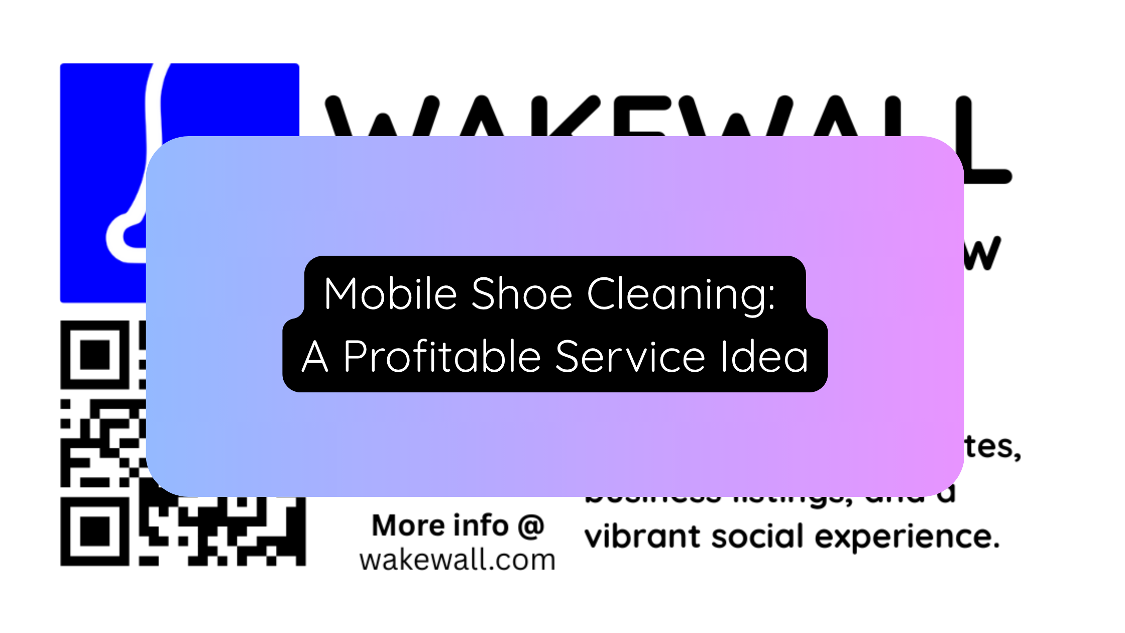 Mobile Shoe Cleaning A Profitable Service Idea