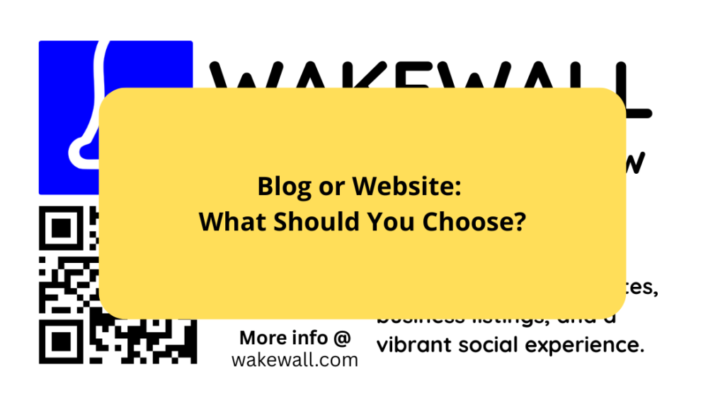 Blog or Website What Should You Choose