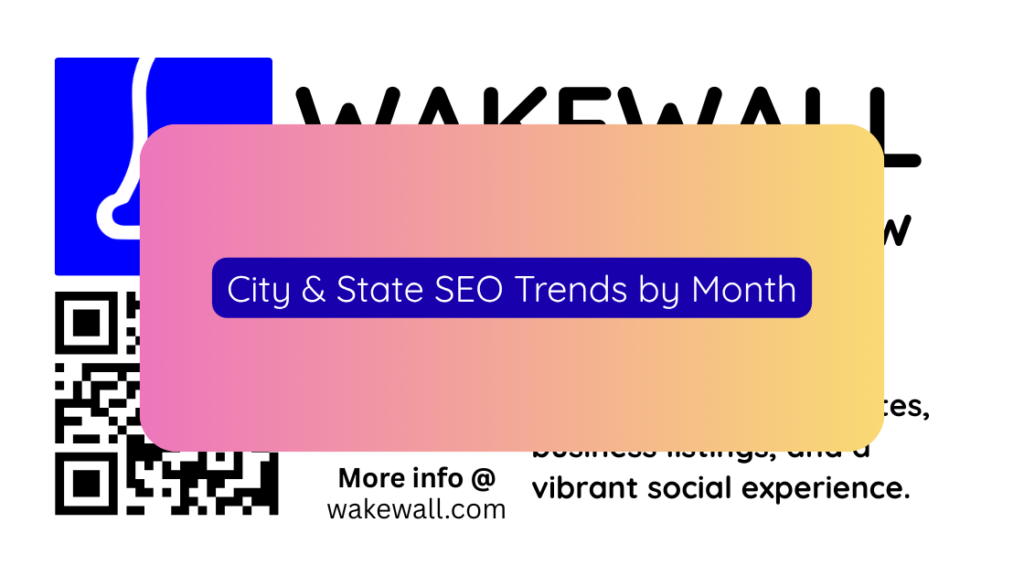 City & State SEO Trends by Month