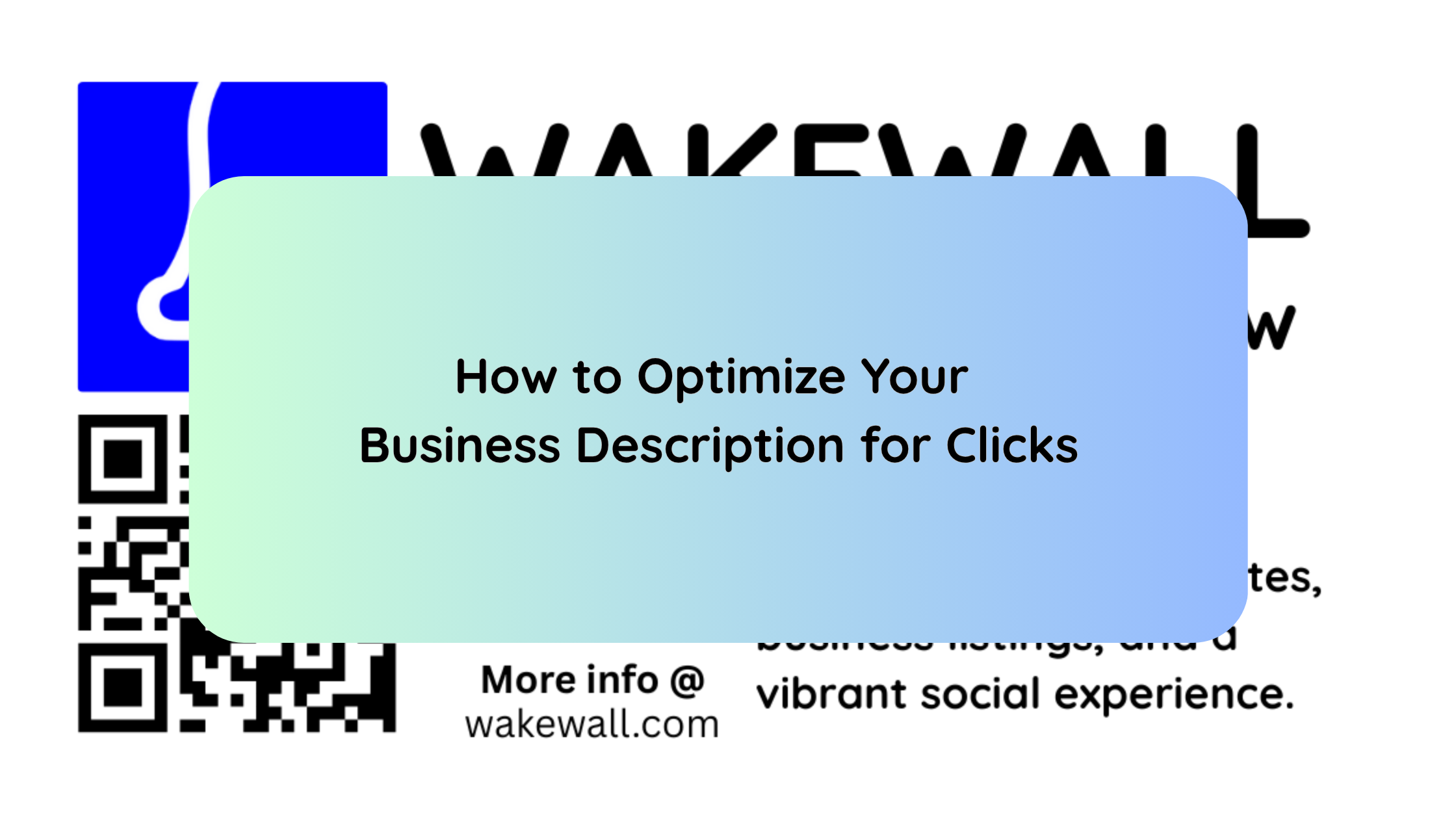 How to Optimize Your Business Description for Clicks