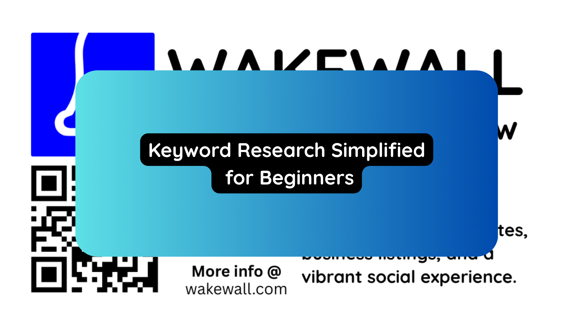 Keyword Research Simplified for Beginners