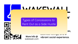 Types of Concessions to Rent Out as a Side Hustle
