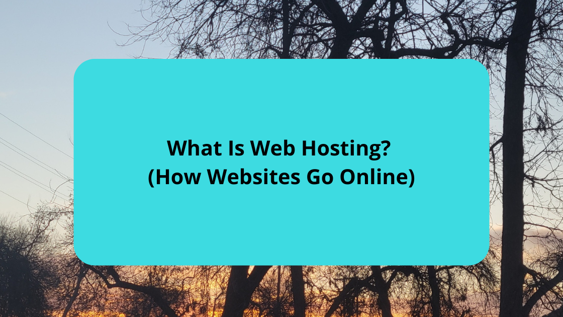 What Is Web Hosting (How Websites Go Online)
