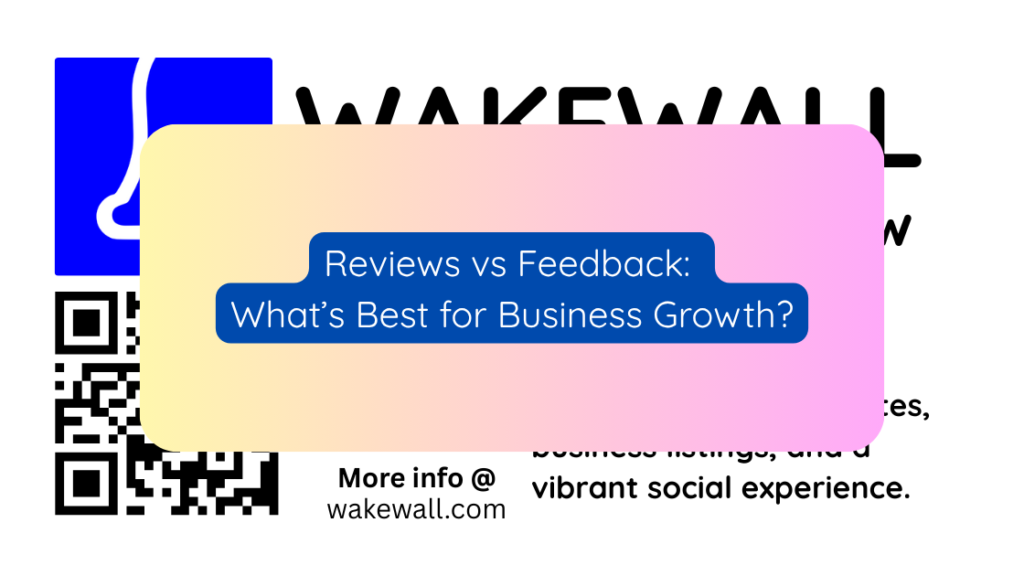 Most businesses know they need customer input—but many don’t realize they’re using the wrong type at the wrong time.

Should you focus on reviews that build trust and attract new customers, or feedback that helps you improve behind the scenes

The truth is, both play a powerful role in growth—but they serve very different purposes. Understanding when and how to use each can be the difference between a business that looks good online and one that actually gets better and scales over time.