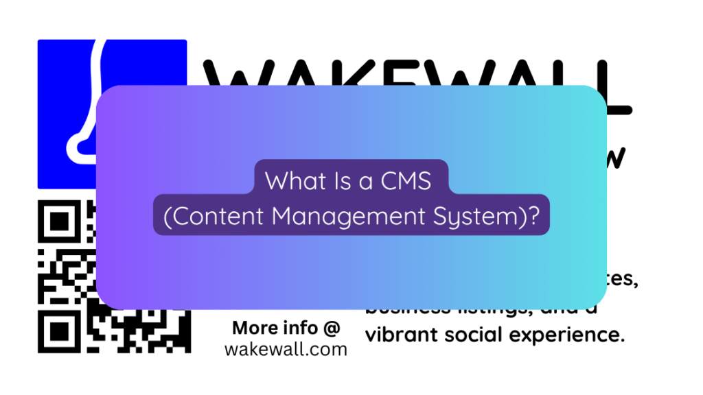 Every website you visit—blogs, business sites, online stores—is powered by something behind the scenes.

You don’t see it, but it’s what controls the content, layout, and updates.

That system is called a CMS (Content Management System).

Without it, managing a website would require coding every page manually. With it, anyone—from beginners to business owners—can build, edit, and grow a website without touching complex code.