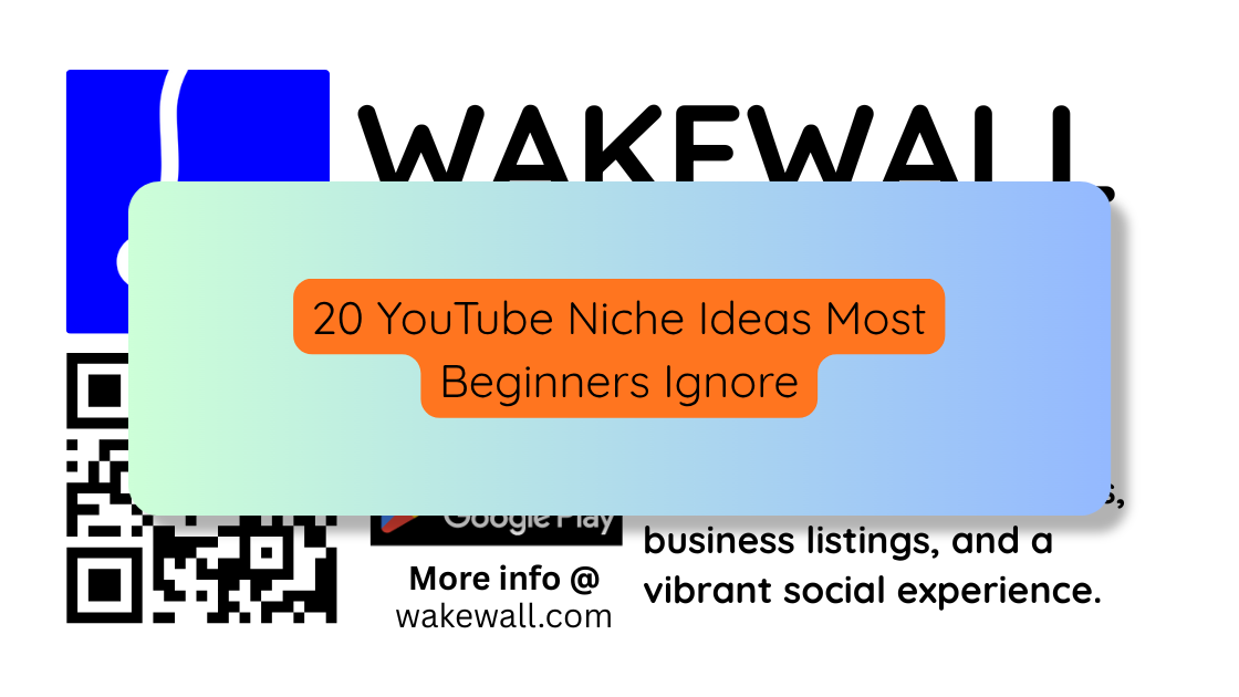 20 YouTube Niche Ideas Most Beginners Ignore
