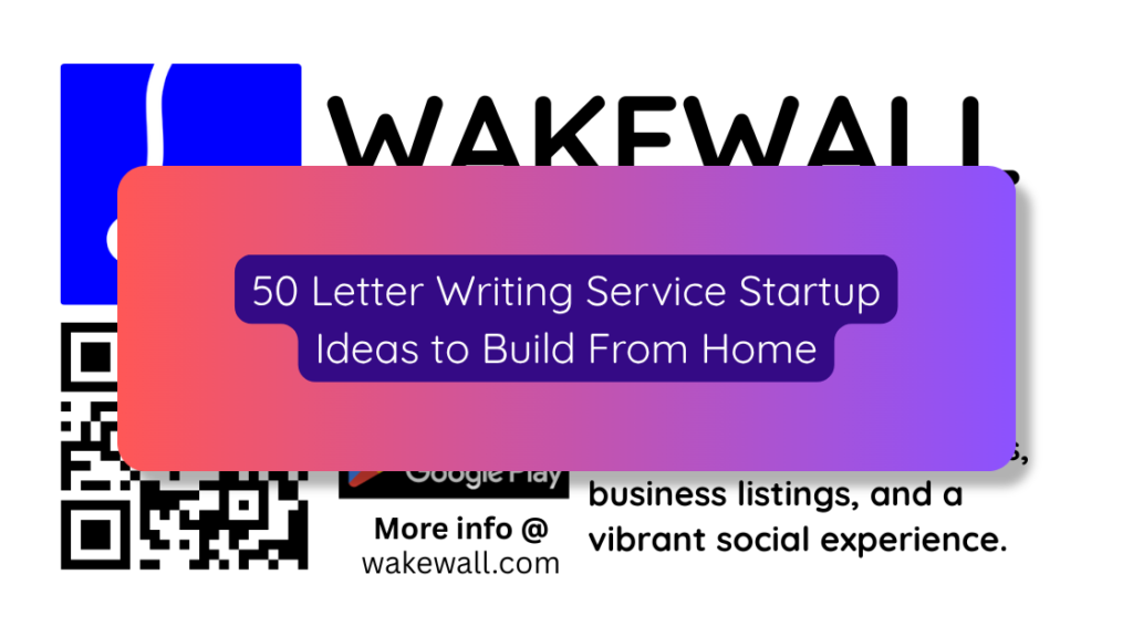 50 Letter Writing Service Startup Ideas to Build From Home