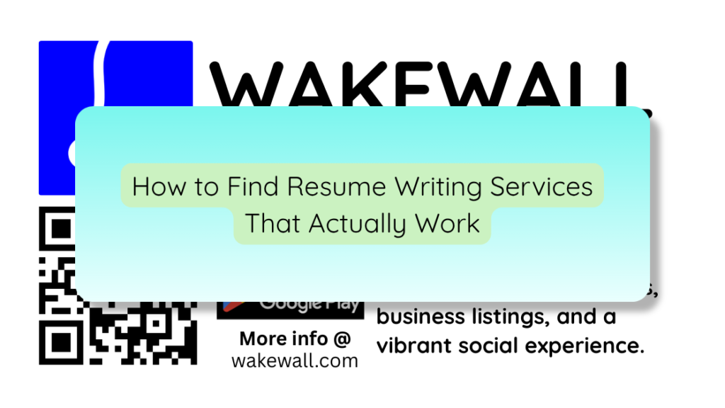 How to Find Resume Writing Services That Actually Work