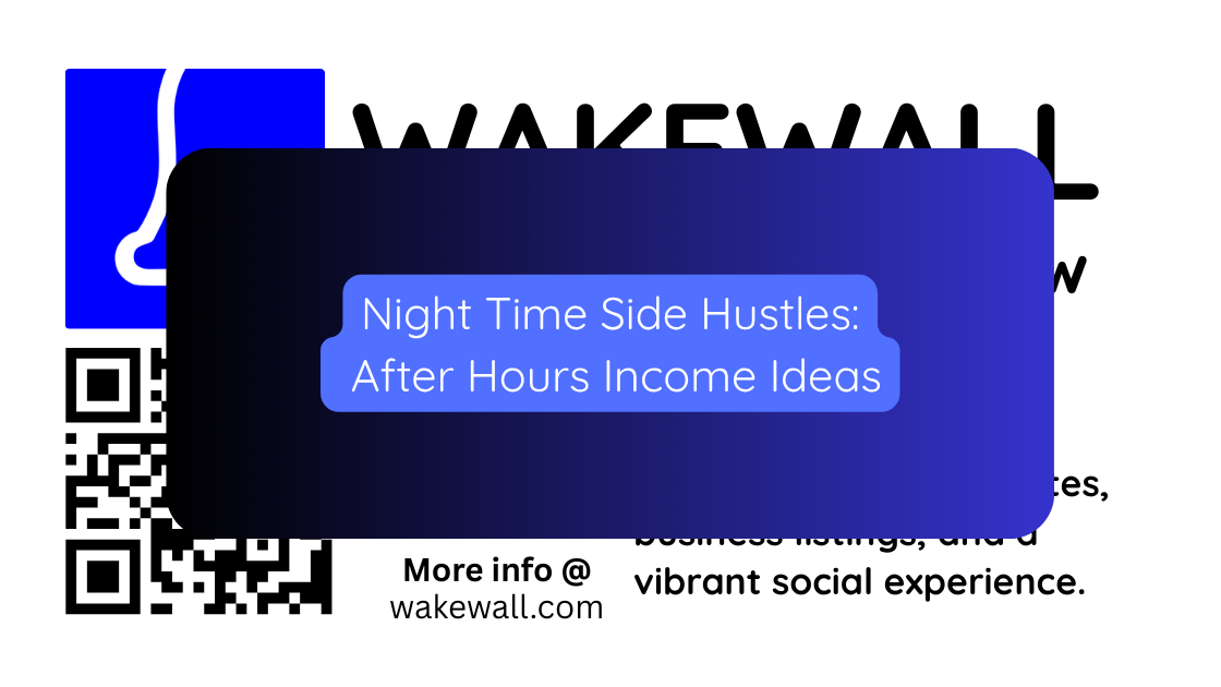 Night Time Side Hustles After Hours Income Ideas