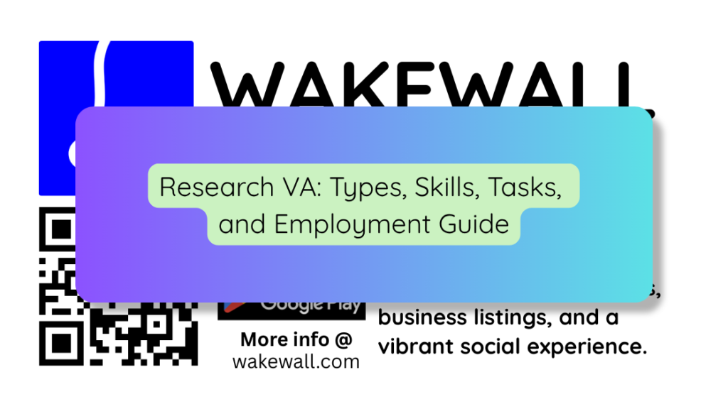 Research VA Types, Skills, Tasks, and Employment Guide